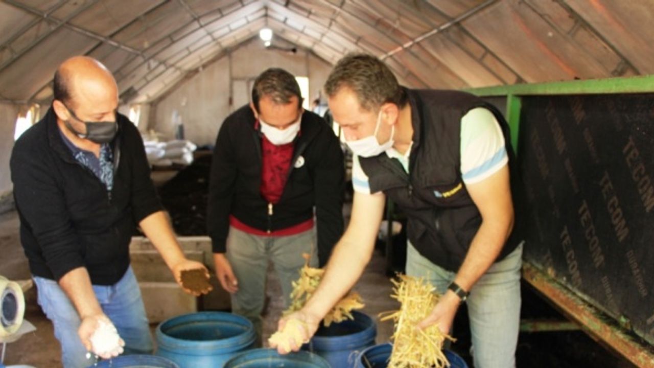 Erdek Belediyesi “solucan gübresiyle zenginleştirilmiş bahçe toprağı“ üretiyor