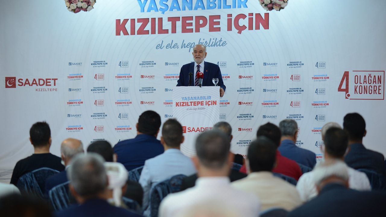 Saadet Partisi Genel Başkanı Karamollaoğlu: Millet, seçimlerde muhalefete yetki vermezse, onlardan icraat beklemeleri sadece hayal olur