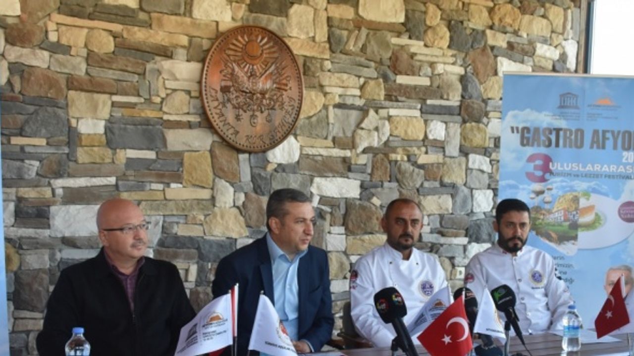 Afyonkarahisar, 3. Uluslararası Turizm ve Lezzet Festivali'ne hazırlanıyor
