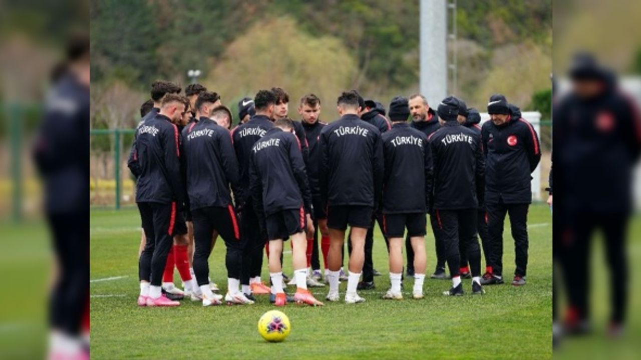 Ümit Milli Futbol Takımı, hazırlıklarını sürdürdü