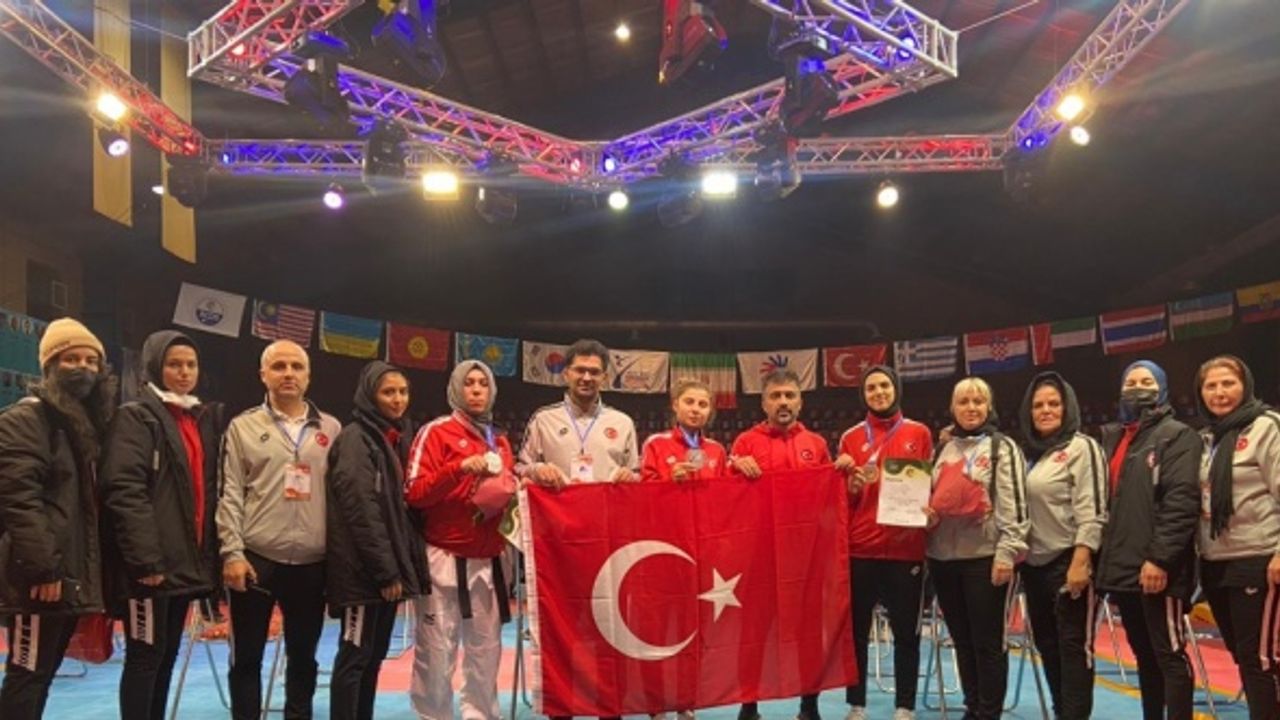 İşitme engelli milli sporcular, İran'da 5 madalya kazandı