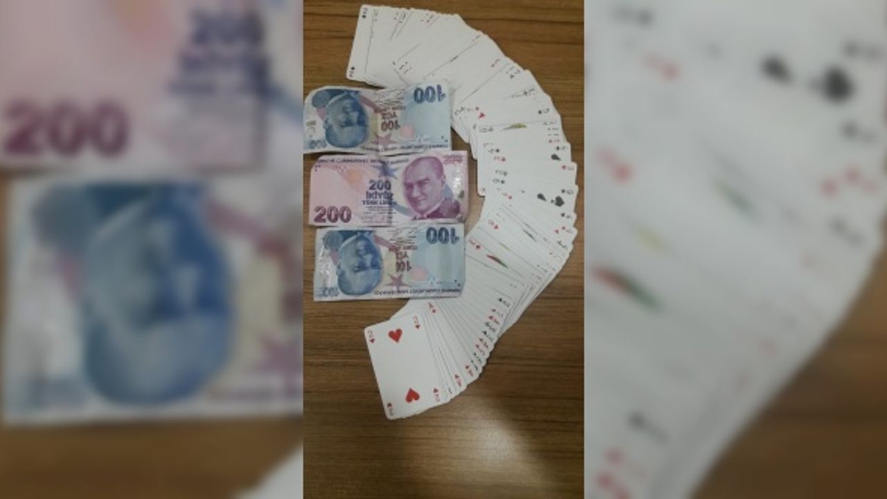 Kayseri'de kumar oynayanlara 6 bin 680 lira ceza
