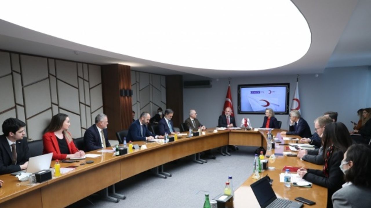 Kızılay, AGİT PA heyetine "Afganistan'a Gönüllü Geri Dönüş Projesi"ni anlattı