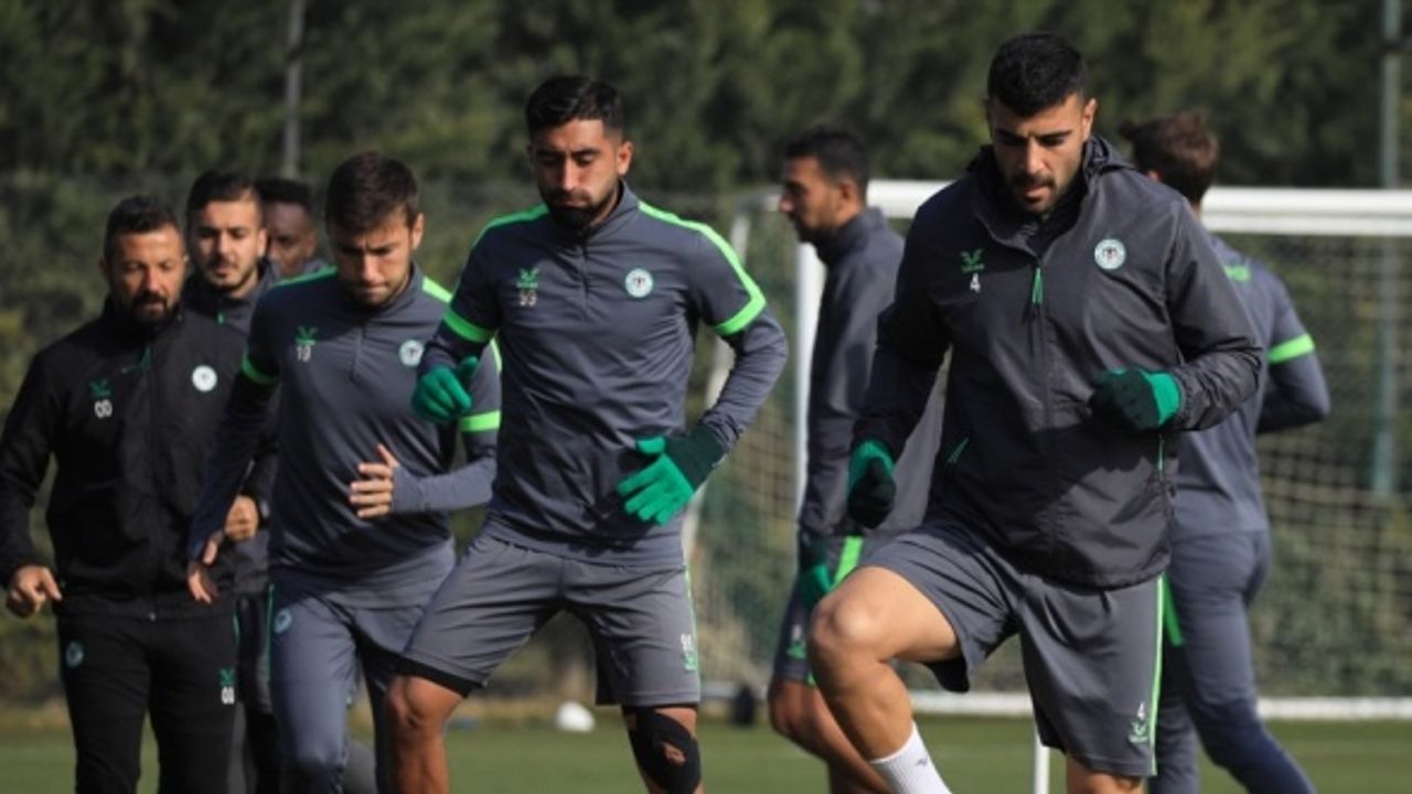 Konyaspor, Çaykur Rizespor maçı hazırlıklarını sürdürdü