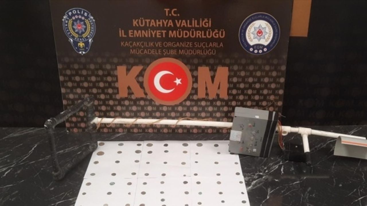 Kütahya'da tarihi eser kaçakçılığı yaptığı iddia edilen kişi gözaltına alındı