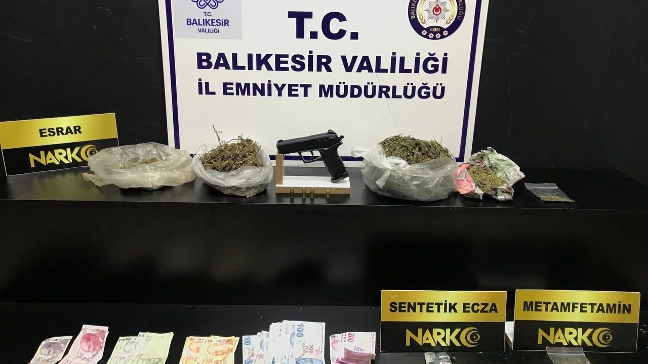 Balıkesir'de uyuşturucu operasyonunda 1 şüpheli yakalandı