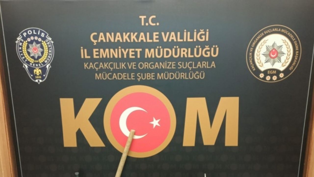 Çanakkale'de tarihi eser operasyonunda 3 şüpheli gözaltına alındı