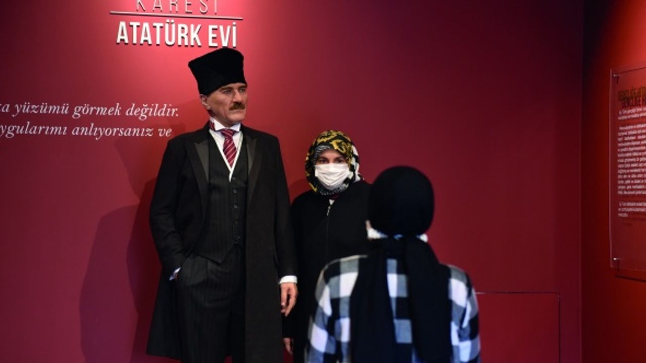 Karesi Atatürk Evi'ni 1 ayda yaklaşık 9 bin kişi ziyaret etti