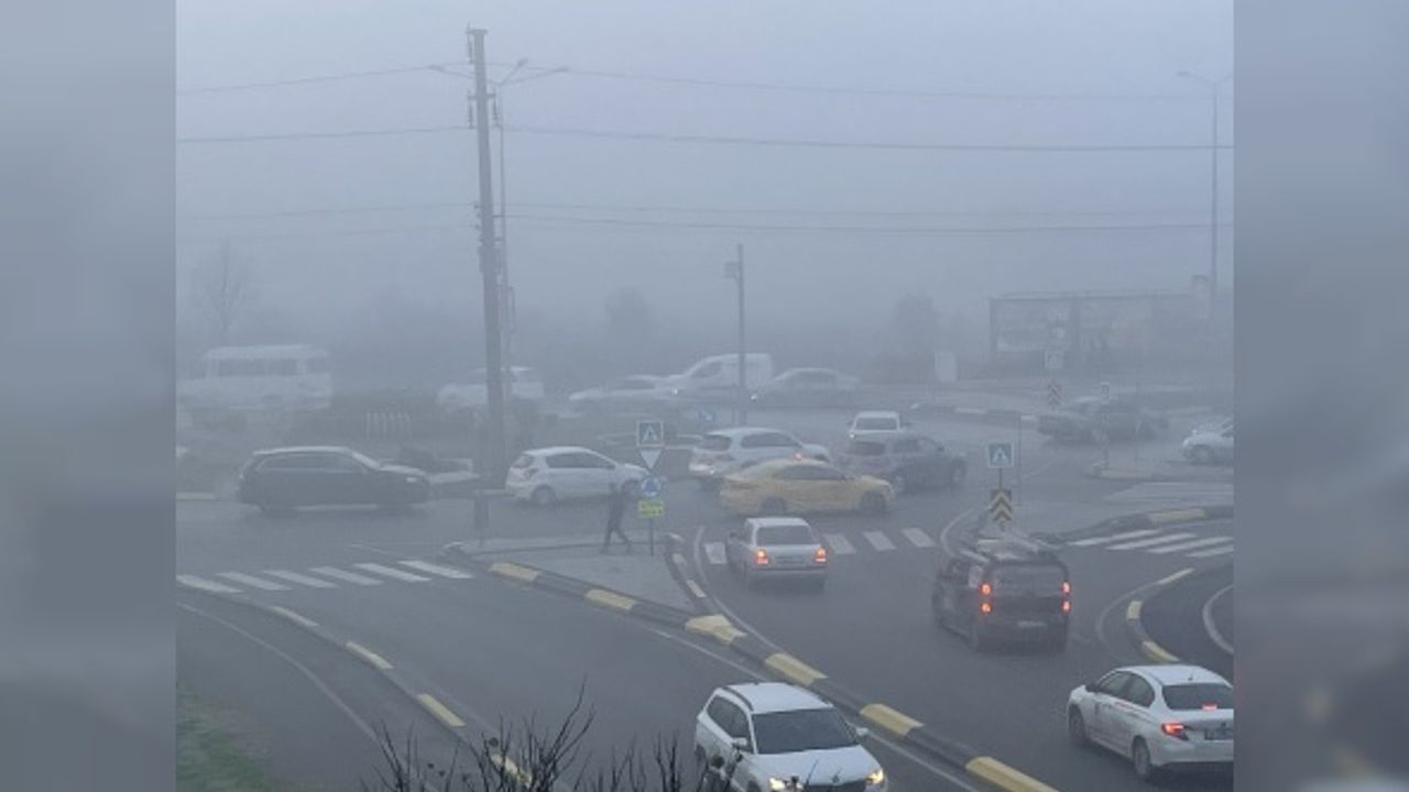 Sakarya ve Düzce'de sis etkili oluyor