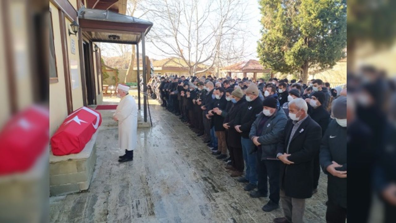 Keşan'da hayatını kaybeden Kıbrıs gazisi son yolculuğuna uğurlandı