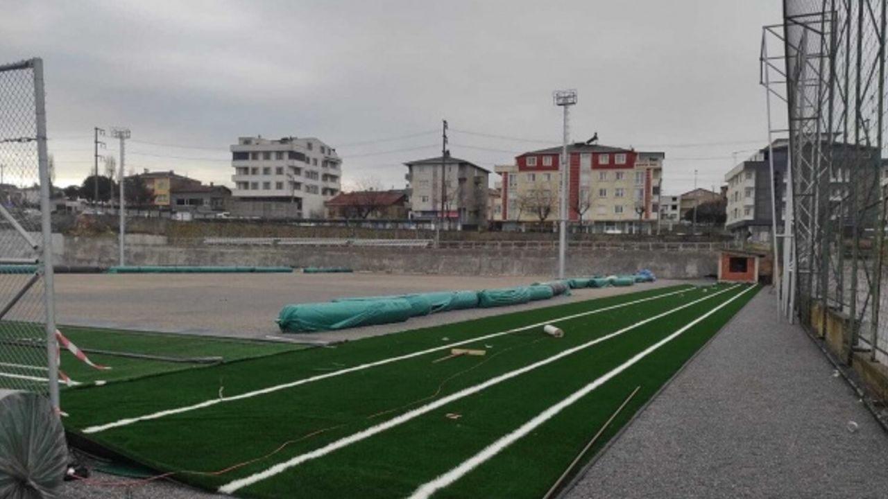 Darıca Nene Hatun Stadı sentetik çime kavuşuyor
