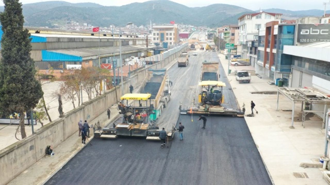 İlimtepe'ye uzanan yolda son rötuşlar yapılıyor