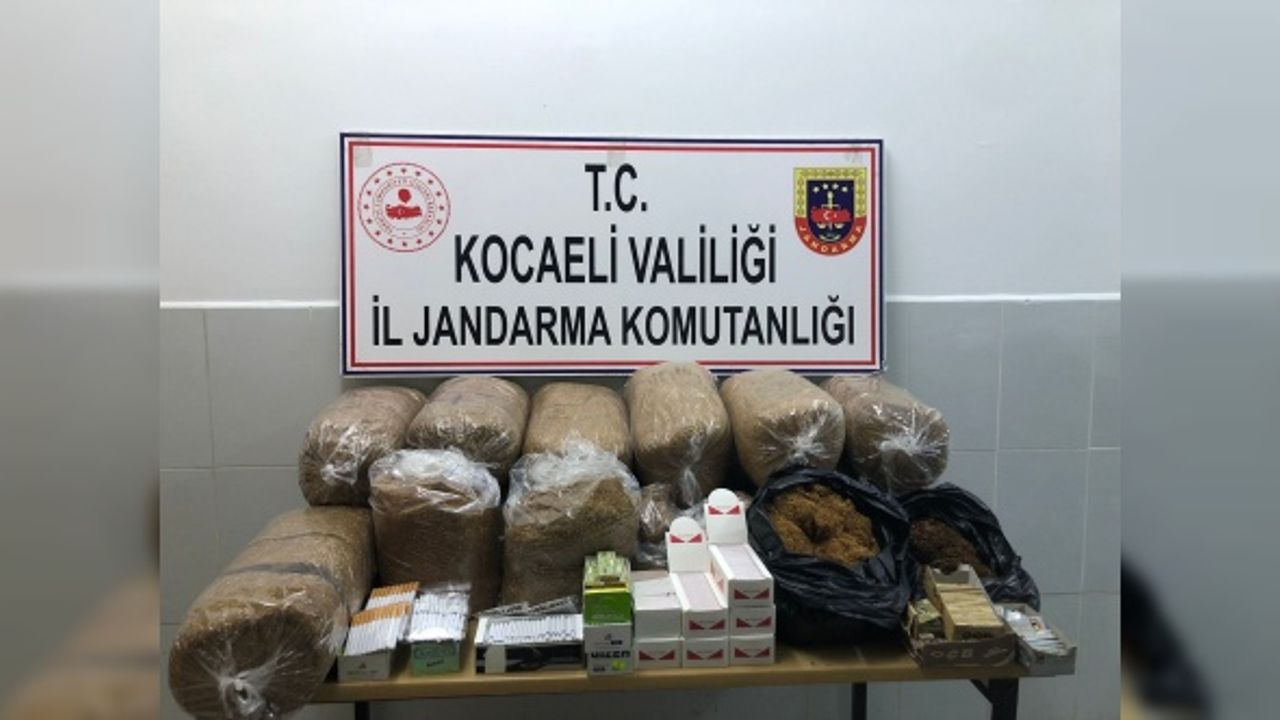 Kaçak sigara operasyonunda 76 kilo tütün ele geçirildi