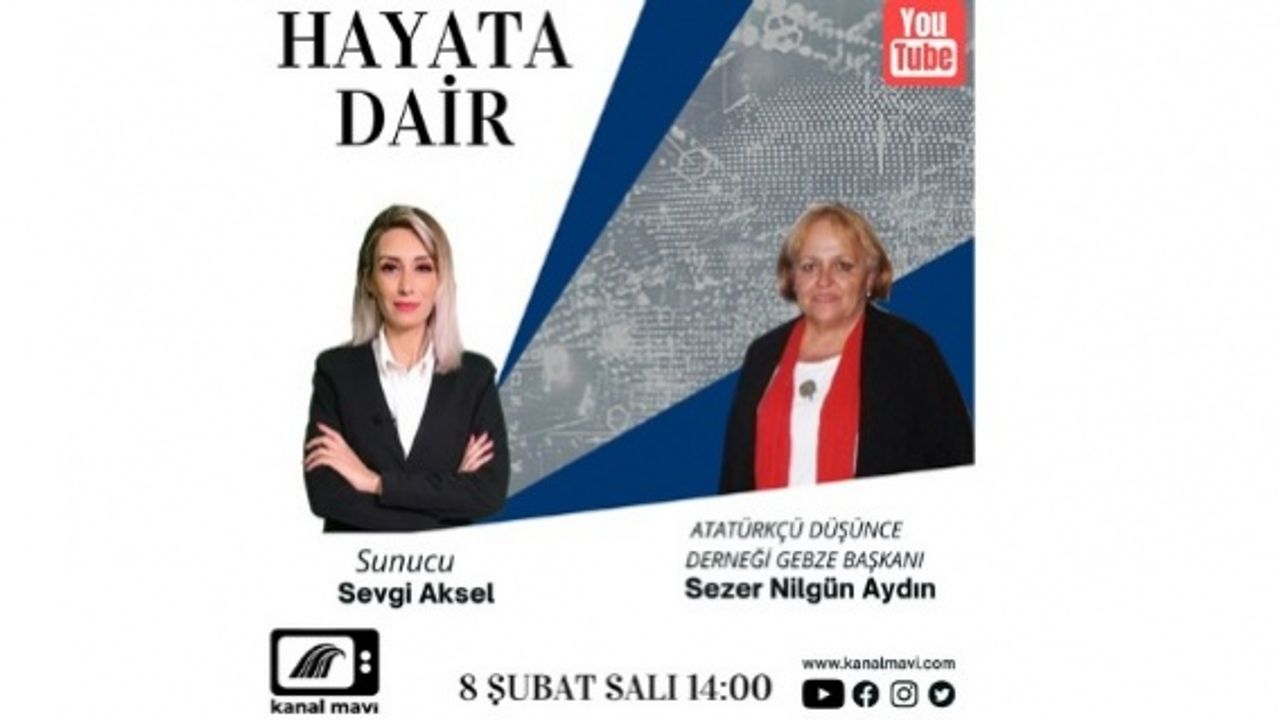 Sezer Nilgün Aydın, salı günü Kanal Mavi'de canlı yayında