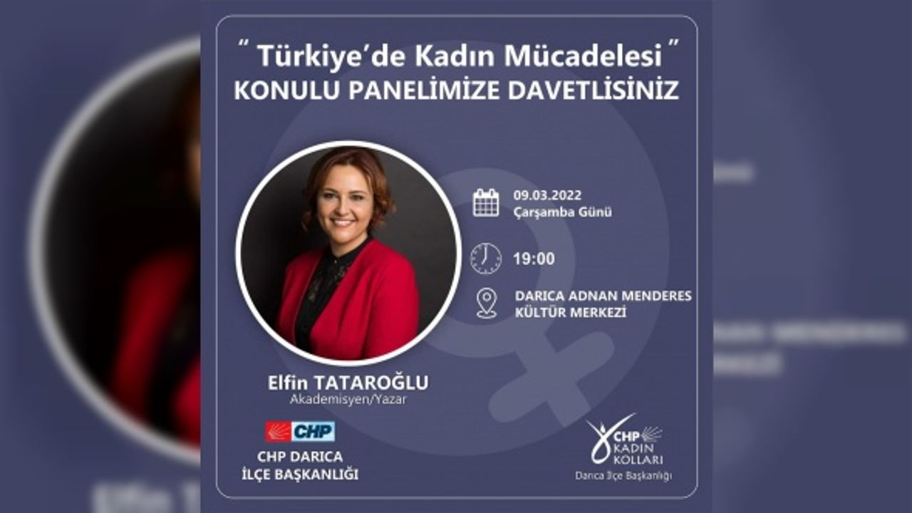 CHP Darıca'dan 8 Mart etkinliği