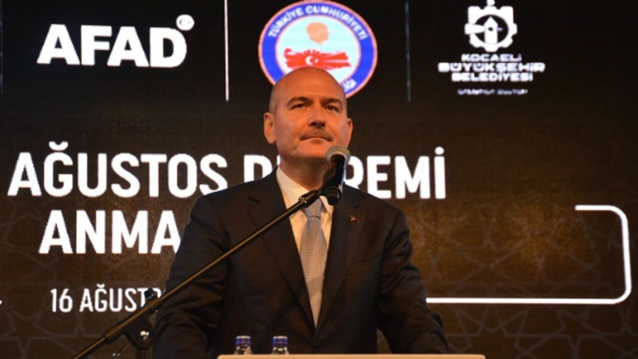 Bakan Soylu: "Bütün hazırlıklarımızı İstanbul'da yaşanabilecek, 7.5'lik deprem üzerinden yapıyoruz"