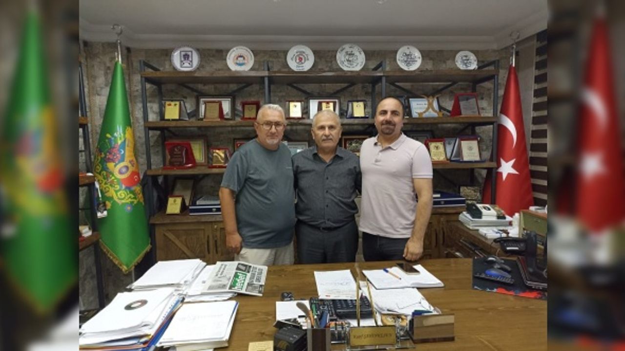 Gazeteci Altun ve Işık’tan Kaşif Şahinkesen’e ziyaret