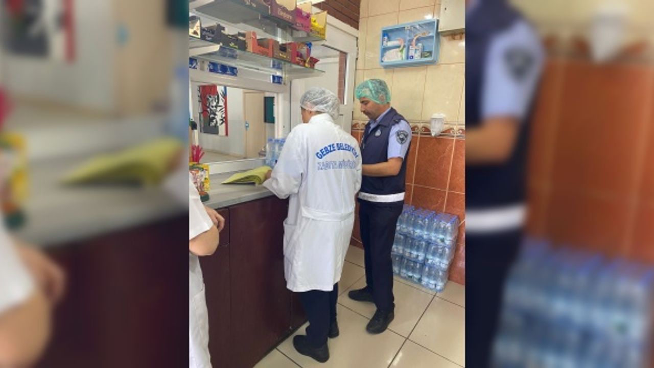 Gebze'de okul kantinleri denetleniyor