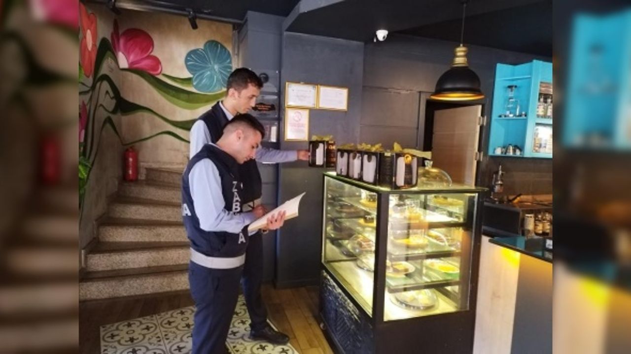 Zabıta ekipleri kafeterya ve restoranlarda denetimde