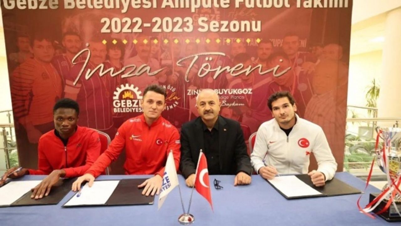 Dünya Şampiyonu Ampute Milli Futbolcular Gebze Adına Ter Dökecek
