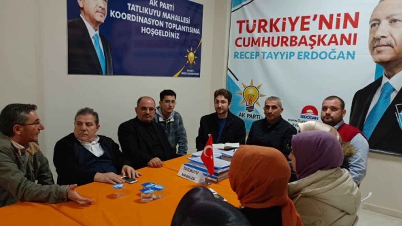 AK Parti Tatlıkuyu Mahalle Teşkilatı seçim startını verdi