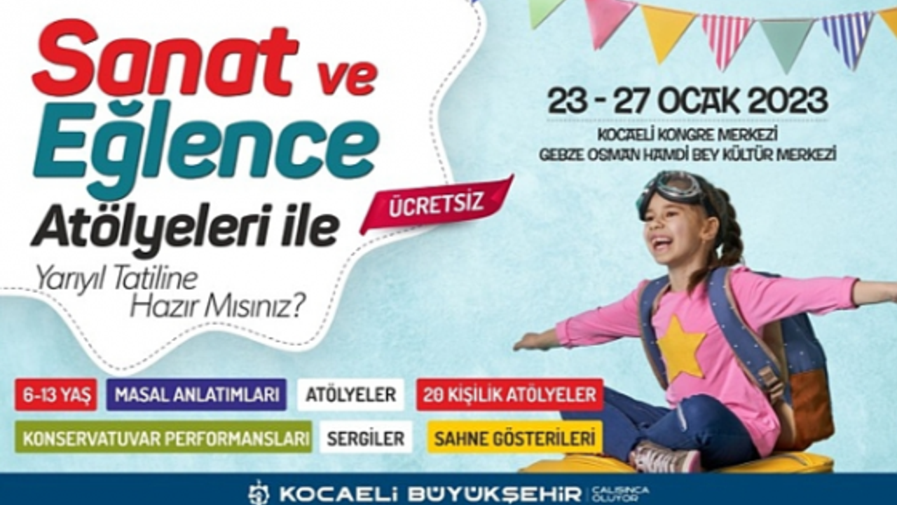 Kocaeli'de yarıyıl tatili dolu dolu geçecek!
