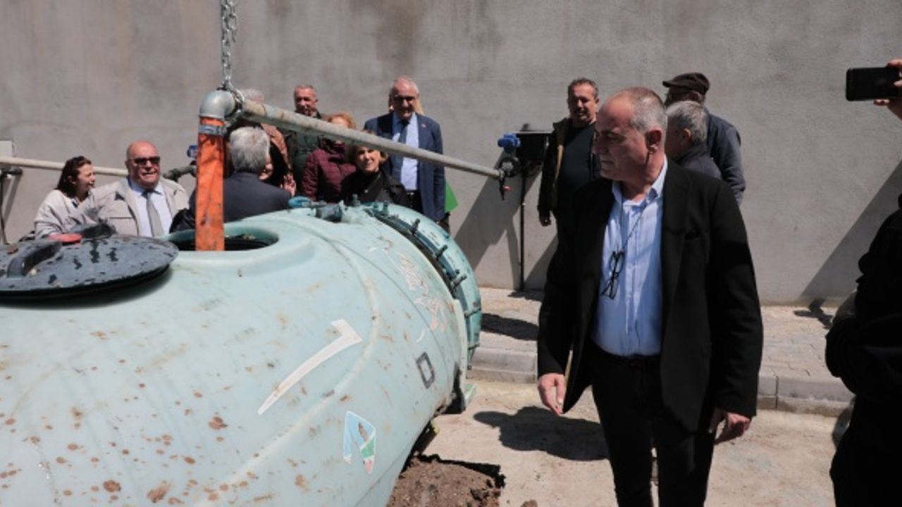 Gemlik Belediyesi'nde çiftçiye 300 tonluk sulama havuzu