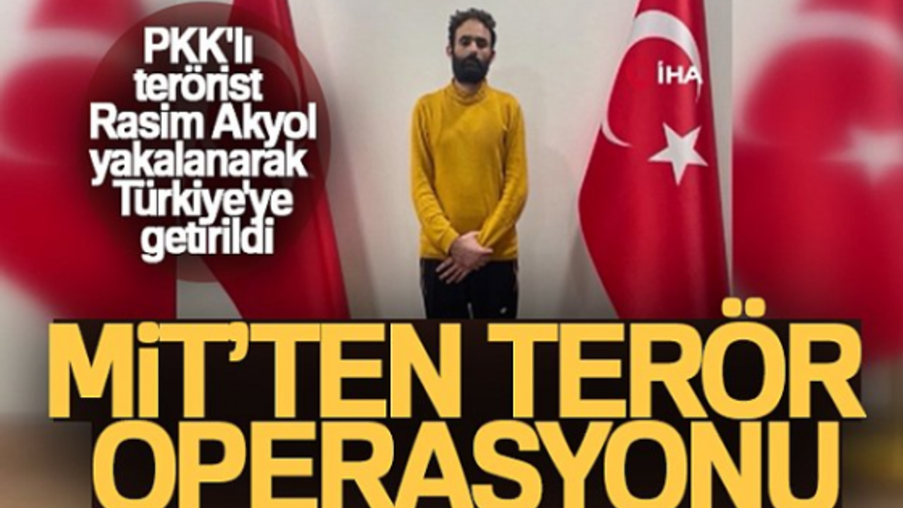MİT operasyonuyla yakalanan PKK'lı terörist adliyeye sevk edildi
