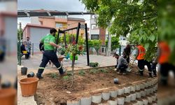 Çocuk parkının imalatı yalnızca 3 günde tamamlandı
