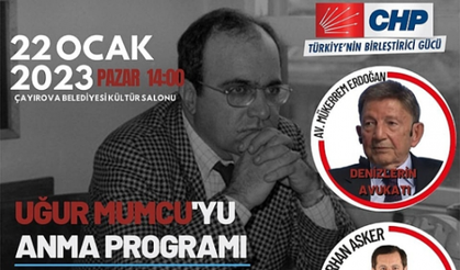 CHP Çayırova'dan Uğur Mumcu programı