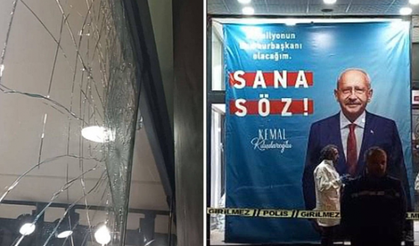 Millet İttifakı'nın Beyoğlu Seçim Koordinasyon Merkezi'ne Taşlı Saldırı