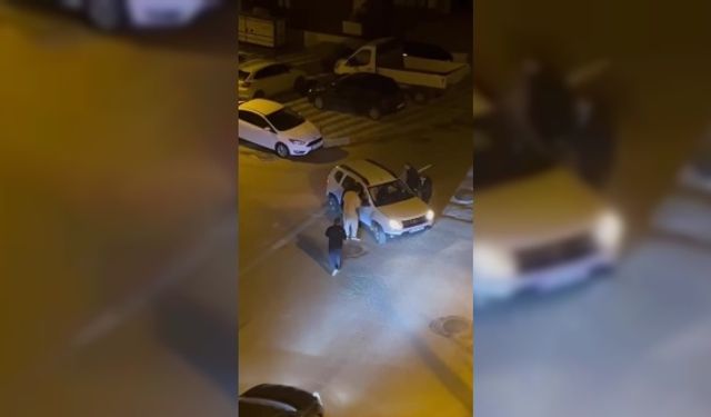 Tuzla’da otomobil içindeki kişilere yumruk ve sopayla saldırdılar